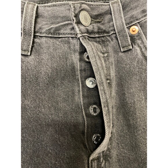 Levi's 501 Women's Straight Leg Jeans - Charcoal - Picture 8 of 10